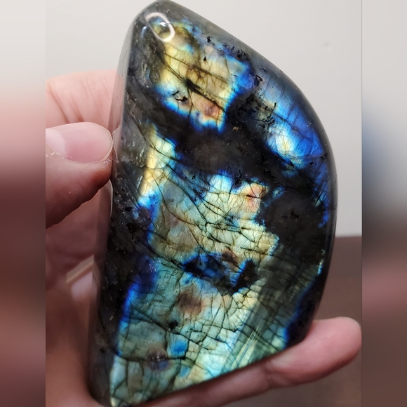 Labradorite Crystal Freeform, Two-Sided Flash, 0.67 Pounds - Picture 8 of 13
